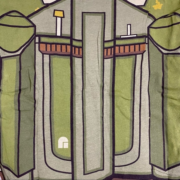 Star Wars Boba Fett Crop Top Green Sexy Cosplay Printed Cotton 2XL Fandom XXL - Picture 7 of 9